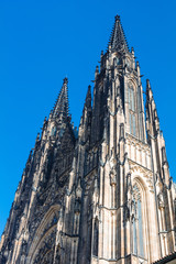 Fototapeta na wymiar Saint Vitus' Cathedral in Prague, Prague's castle