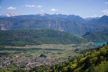 Fototapeta na wymiar Kaltern an der Weinstrasse, Südtirol, Italien