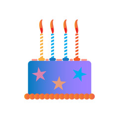 Birthday cake icon