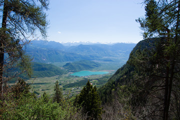 Fototapeta premium Kalterer See, Südtirol, Italien