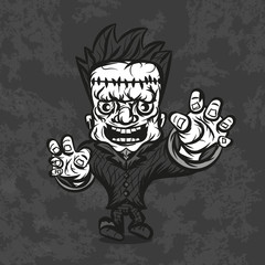 Cartoon zombie Character