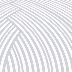 Abstract striped background. White and light grey curve pattern.