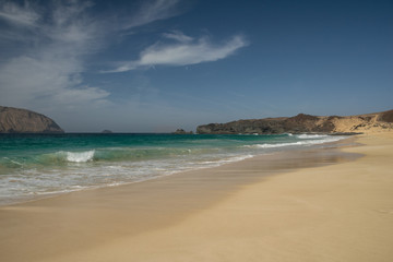 Fototapeta na wymiar Lanzarote (Canarie) - Playa de las Conchas (La Graciosa)