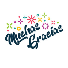 Muchas Gracias - Spanish Thank you Greeting Card