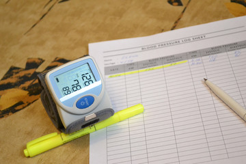 Daily blood pressure monitoring