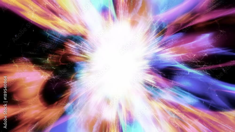 Canvas Prints space 2301: traveling through a wormhole in space (loop).