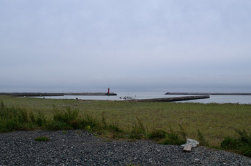 Fototapeta na wymiar オホーツクの港