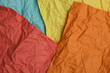 Abstract crumpled paper