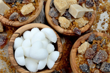 brown sugar on table