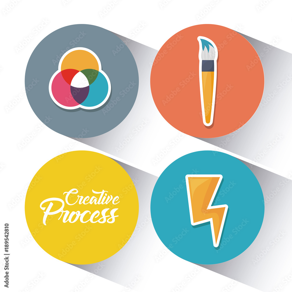 Sticker creativity process design