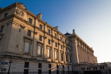 Fototapeta na wymiar The Justice palace, Paris, France.