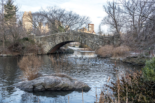 Gapstow bridge Central Park, New York City