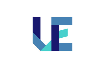UE Ribbon Letter Logo