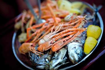 Fresh and delicious seafood.