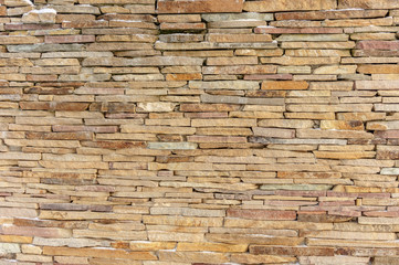 Sandstone brick wall texture background