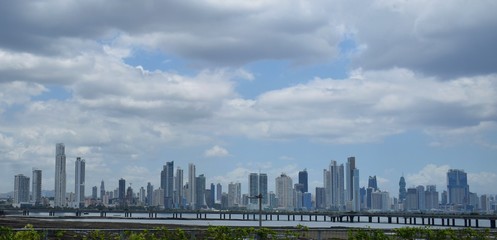 Fototapeta premium Vista de la Ciudad de Panamá