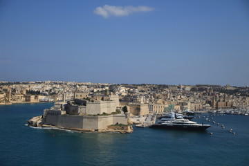 beautiful view on sea and landscape