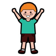 happy boy kid child icon image vector illustration design 