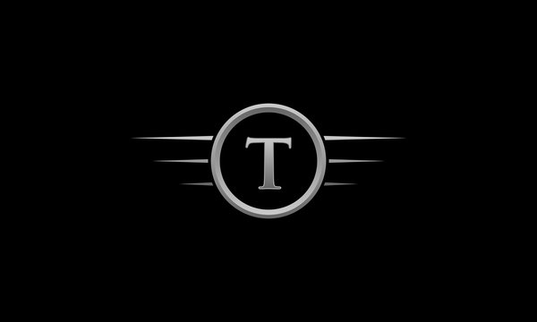 Letter T Wing Automotive Modern Business Logo, Letter T Wing Logo Design. Initial Flying Wing T Letter Logo. Letter T Wings Symbol Concept
