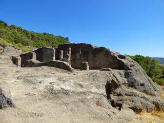 Ruinas de Bobastro, Ardales, Guadalteba (Málaga) en Andalucia,España. Conjunto arqueológico...