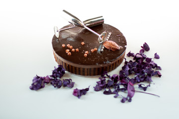 pastel de chocolate delicioso