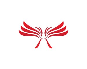 Obraz premium Falcon Wing Logo Template