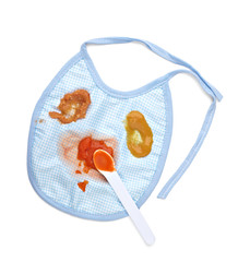 baby infant food bib spoon
