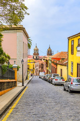 The city of La Orotava on Tenerife.