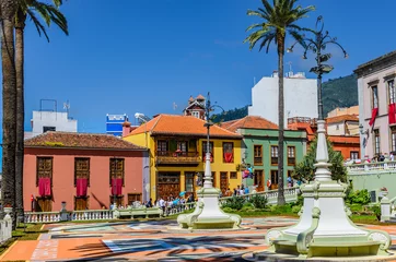 Selbstklebende Fototapete Kanarische Inseln La Orotava im historischen Stadtzentrum.