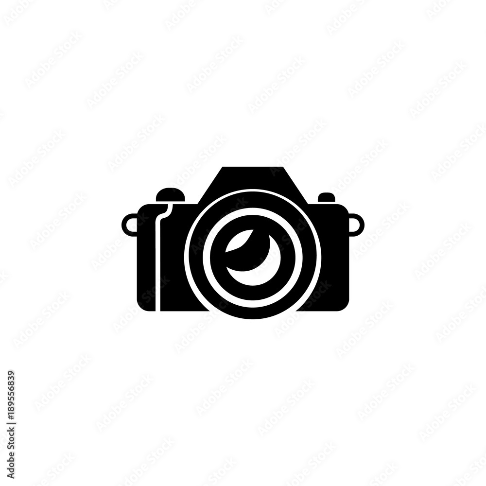 Poster camera icon. elements of camera icon for concept and web apps. illustration icon for website design 
