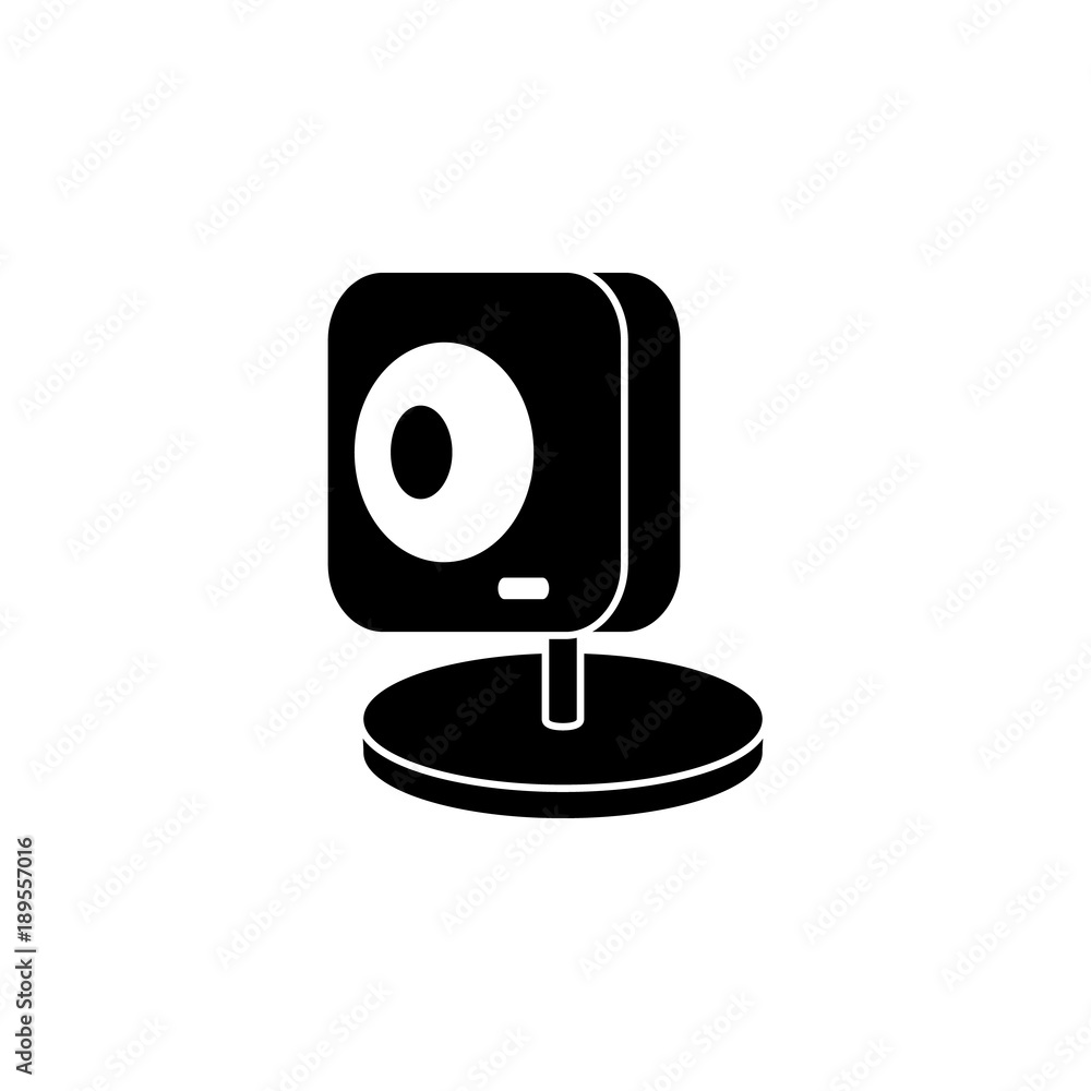 Poster webcam icon. elements of camera icon for concept and web apps. illustration icon for website design 
