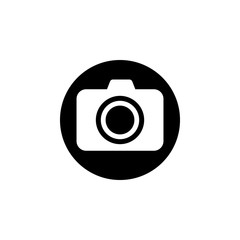 camera in a circle icon. Elements of camera icon for concept and web apps. Illustration  icon for website design and development, app development. Premium icon
