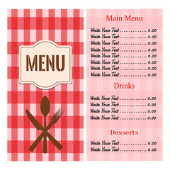 Abstract menu presentation