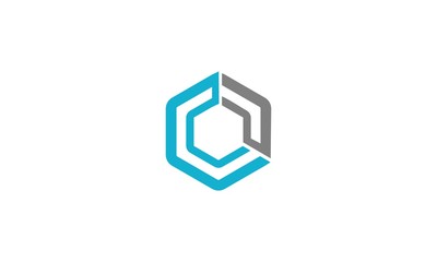 Letter C Cube Logo : Suitable for Company Theme, Construction Theme, Technology Theme, Initial Theme, Business corporate letter C logo design vector.