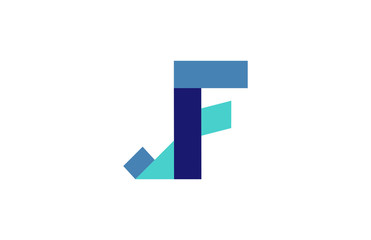 JF Ribbon Letter Logo