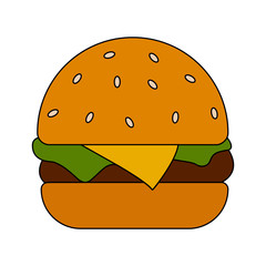 Abstract fast food