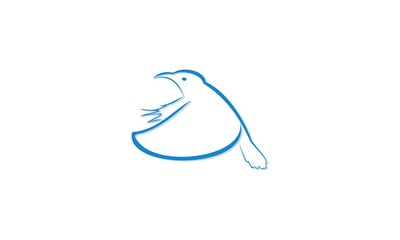 Bird logo, Flying Wings Bird Logo abstract design vector template. Eagle Falcon Logotype.