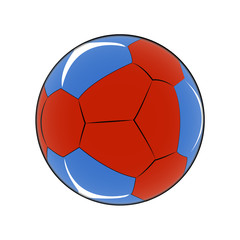 Fototapeta premium Abstract soccer object