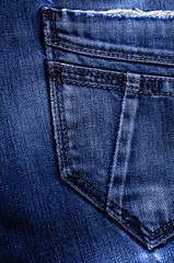 Denim texture with the effect of aging