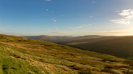 Yorkshire Dales landscape at the Buttertubs Pass (Cliff Gate Road) between Thwaite and Simonstone, North Yorkshire, UK