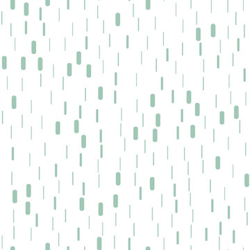 Vector seamless cute and funky pattern of dashes