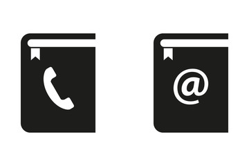 Address book vector icon.