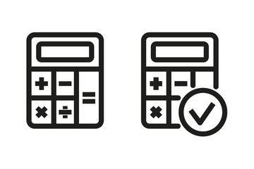 Calculator vector icon.