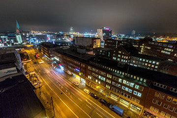 Fototapeta na wymiar Kiel bei Nacht