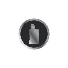 electric cigarette personal vaporizer icon button