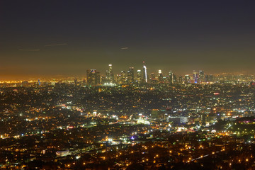 Obraz premium Los Angeles at night