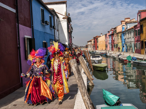 Fototapeta carnival in Venice.