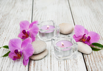 Spa concept with orchids