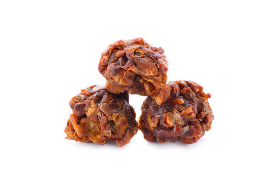 Tamarind on a white background