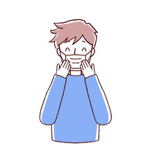 風邪予防　男性